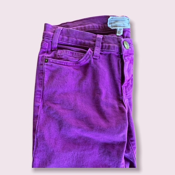 Current Elliott The Ankle Skinny Jeans in Purple. Size 27. EUC - Picture 9 of 9